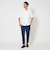【WEB限定 WARDROBE SMART】コットン ワイドカラー スキッパーシャツ