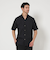 【WEB限定 WARDROBE SMART】コットン ワイドカラー スキッパーシャツ