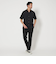 【WEB限定 WARDROBE SMART】コットン ワイドカラー スキッパーシャツ