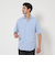 【WEB限定 WARDROBE SMART】コットン ワイドカラー スキッパーシャツ