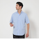 【WEB限定 WARDROBE SMART】コットン ワイドカラー スキッパーシャツ