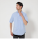 【WEB限定 WARDROBE SMART】コットン ワイドカラー スキッパーシャツ
