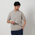 【WEB限定 WARDROBE SMART】マシーンウォッシュ 1ポケット ニット Tシャツ【抗菌・防臭】