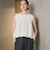 【WEB限定 Wardrobe DAILY MINIMAL】バルーン ノースリーブブラウス -ウォッシャブル-
