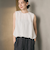 【WEB限定 Wardrobe DAILY MINIMAL】バルーン ノースリーブブラウス -ウォッシャブル-