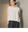 【WEB限定 Wardrobe DAILY MINIMAL】バルーン ノースリーブブラウス -ウォッシャブル-
