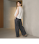 【WEB限定 Wardrobe DAILY MINIMAL】バルーン ノースリーブブラウス -ウォッシャブル-