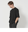 Air Dobby ワイドテーパード クルーネック Tシャツ -ヨコストレッチ 吸水速乾性-