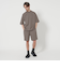 Air Dobby ワイドテーパード クルーネック Tシャツ -ヨコストレッチ 吸水速乾性-