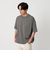 Air Dobby ワイドテーパード クルーネック Tシャツ -ヨコストレッチ 吸水速乾性-