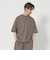 Air Dobby ワイドテーパード クルーネック Tシャツ -ヨコストレッチ 吸水速乾性-