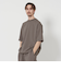 Air Dobby ワイドテーパード クルーネック Tシャツ -ヨコストレッチ 吸水速乾性-