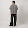 アシッドウォッシュ ボーダー Tシャツ