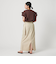 セルロースブレンド ベルトラップスカート