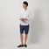 【WEB限定 WARDROBE SMART】 Reflax スリム ショートパンツ