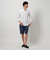 【WEB限定 WARDROBE SMART】 Reflax スリム ショートパンツ