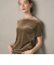 ベロア コンパクト ショートスリーブTシャツ