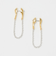 【別注】＜LAPUIS＞Nuance chain ピアス