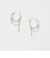 ＜LAPUIS＞Ornament チェーン ピアス