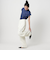 コットンペイントデニムパンツ