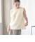 【WEB限定】フリンジ ノースリーブブラウス -ウォッシャブル-