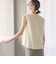 【WEB限定】フリンジ ノースリーブブラウス -ウォッシャブル-