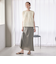 【WEB限定】フリンジ ノースリーブブラウス -ウォッシャブル-