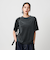ポリエステルコットン ベロアボーダーTシャツ