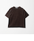 ポリエステルコットン ベロアボーダーTシャツ