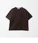 ポリエステルコットン ベロアボーダーTシャツ