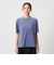 ポリエステルコットン ベロアボーダーTシャツ