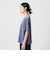 ポリエステルコットン ベロアボーダーTシャツ