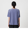 ポリエステルコットン ベロアボーダーTシャツ