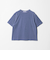 ポリエステルコットン ベロアボーダーTシャツ