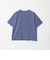 ポリエステルコットン ベロアボーダーTシャツ