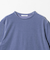 ポリエステルコットン ベロアボーダーTシャツ