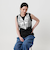 【WEB限定】グリッタートロンプルイユ ノースリーブTシャツ