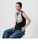 【WEB限定】グリッタートロンプルイユ ノースリーブTシャツ