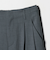 ポリエステルブレンド ２タック タブワイドパンツ