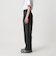 ポリエステルブレンド ２タック タブワイドパンツ