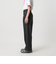 ポリエステルブレンド ２タック タブワイドパンツ