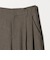 ポリエステルブレンド ２タック タブワイドパンツ