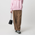 ポリエステルブレンド ツイルバックゴムパンツ