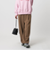 ポリエステルブレンド ツイルバックゴムパンツ