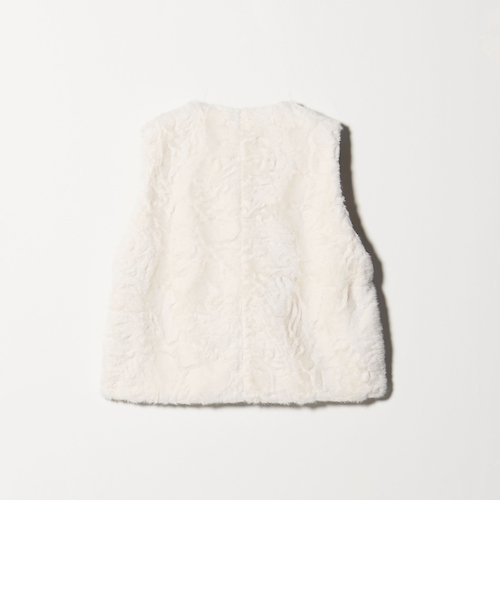 UNITED ARROWS ホワイトファー ベスト フェイクファー ベスト｜ビューティー＆ユース ユナイテッド