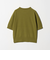カシミヤ クルーネック ショートスリーブニット