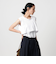 【WEB限定 Wardrobe DAILY MINIMAL】フリルレイヤード ノースリーブカットソー 接触冷感 吸水速乾