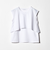 【WEB限定 Wardrobe DAILY MINIMAL】フリルレイヤード ノースリーブカットソー 接触冷感 吸水速乾