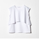 【WEB限定 Wardrobe DAILY MINIMAL】フリルレイヤード ノースリーブカットソー 接触冷感 吸水速乾