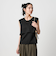 【WEB限定 Wardrobe DAILY MINIMAL】フリルレイヤード ノースリーブカットソー 接触冷感 吸水速乾